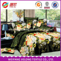 2016 hot sale high quality microfiber In stock 3D beatiful disign 100% polyester bedding sets for Russia and CIS